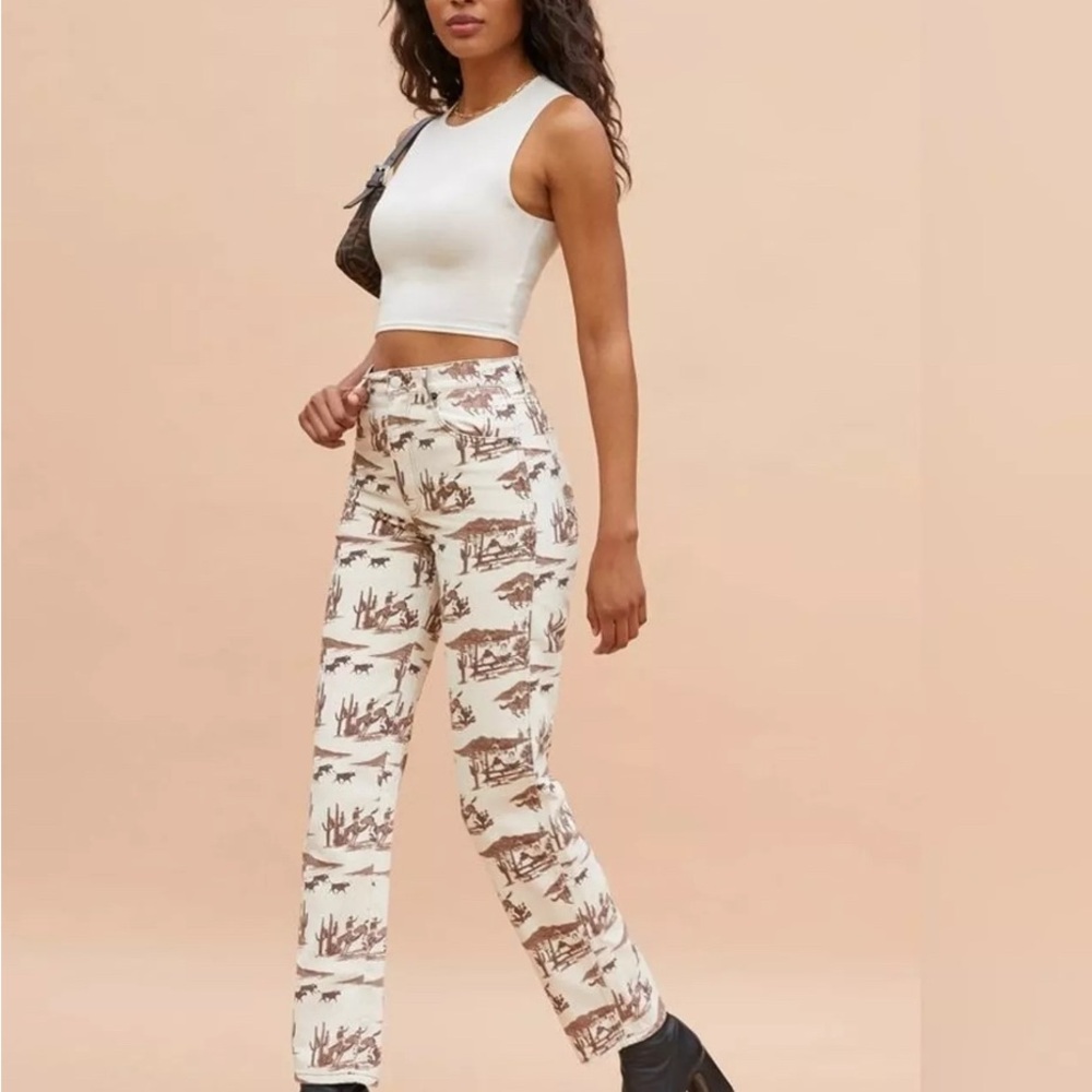 Reformation Printed Jeans